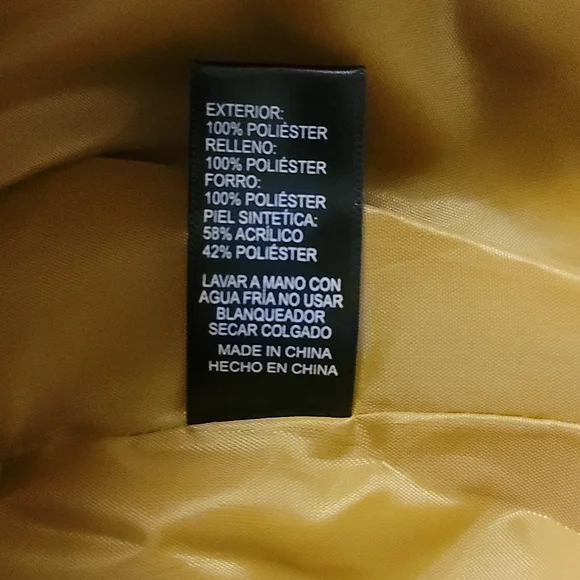 Women's mustard full zip hood jackets Size Medium/Small - Picture 6 of 8